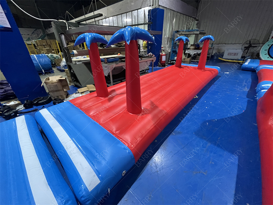 0.9mm PVC Floating Inflatable Water Park Lake Inflatable Water Games Inflatable Aqua Park Untuk Laut