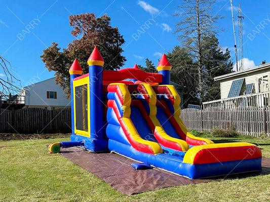 Istana Lompat Komersial Rumah Bouncy untuk Anak-anak Istana Bouncing Blower Desain Gratis