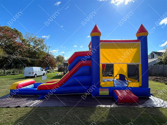 Istana Lompat Komersial Rumah Bouncy untuk Anak-anak Istana Bouncing Blower Desain Gratis