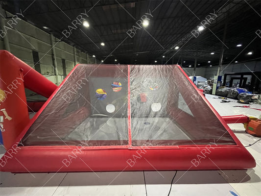 Set Gawang Sepak Bola Tiup yang Dapat Disesuaikan untuk Promosi Permainan Olahraga untuk Pesta Pantai & Acara