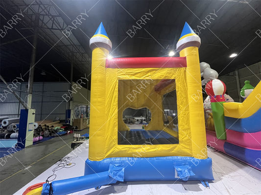 Kartun PVC Kastil Inflatable Fun Bounce House Untuk Taman Tema Atau Pesta