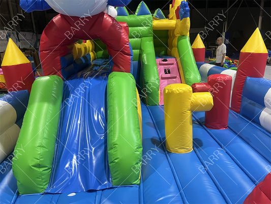 Newest Large Clown Bouncer Outdoor Amusement Park Inflatable Playground Party Rental Giant Castle For Kids Play