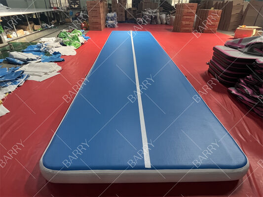 Factory Inflatable Air Track For Gymnastics Tumbling Mat With Drop Stitch Blower Velcro Connect For Yoga Use
