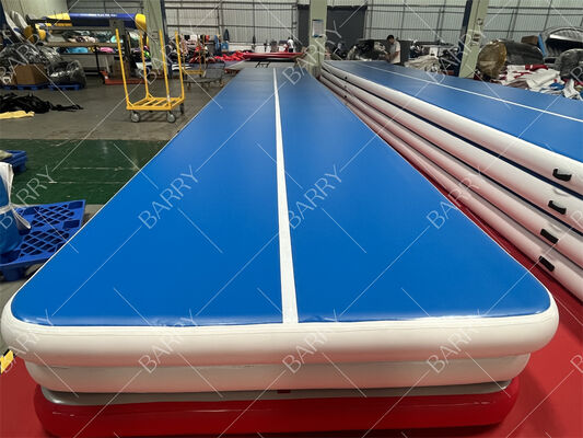 Air Mat Tumble Track Inflatable Gymnastics Tumbling Mat 6.6ft 10ft 13ft 16ft 20ft 23ft 26ft Training Mats 4/8 Inches