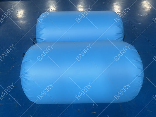 Kualitas Tinggi PVC Air Track Inflatable Roller Gym Waterproof Roll Barrel untuk Gymnastics Yoga Tumbling