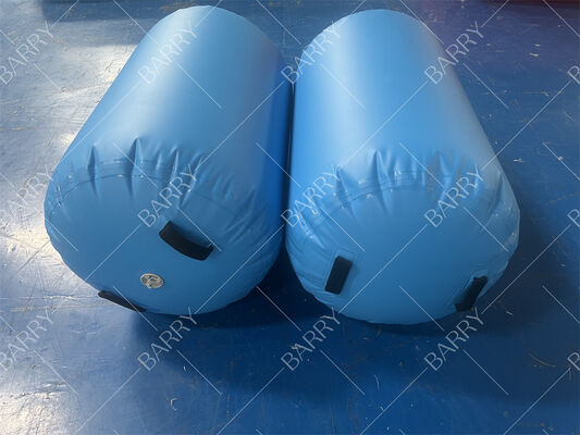 Kualitas Tinggi PVC Air Track Inflatable Roller Gym Waterproof Roll Barrel untuk Gymnastics Yoga Tumbling