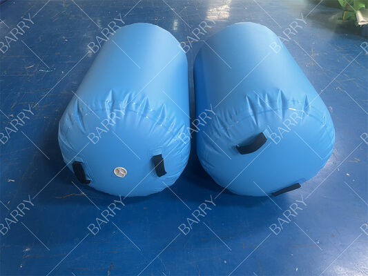 Kualitas Tinggi PVC Air Track Inflatable Roller Gym Waterproof Roll Barrel untuk Gymnastics Yoga Tumbling