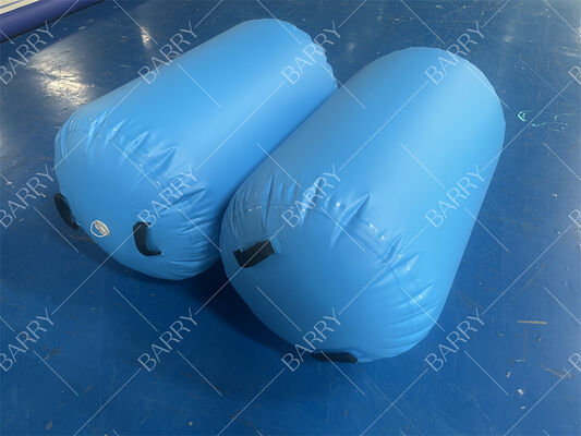 Kualitas Tinggi PVC Air Track Inflatable Roller Gym Waterproof Roll Barrel untuk Gymnastics Yoga Tumbling