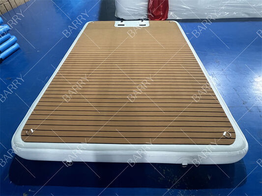 3x2x0.2m Floating Air Jet Ski Dock Floats Platform Dengan Tangga