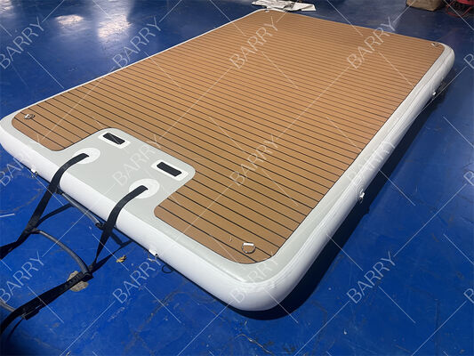 3x2x0.2m Floating Air Jet Ski Dock Floats Platform Dengan Tangga