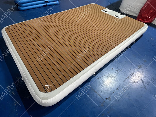 3x2x0.2m Floating Air Jet Ski Dock Floats Platform Dengan Tangga