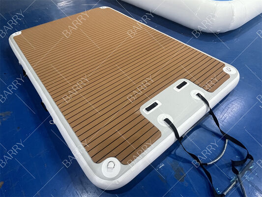 3x2x0.2m Floating Air Jet Ski Dock Floats Platform Dengan Tangga