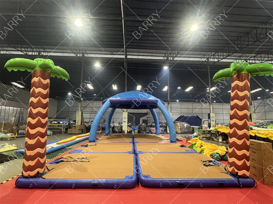 Platform Apung Tiup yang Dirancang Khusus Dengan Tenda Untuk Perairan Laut & Banas Apung Air