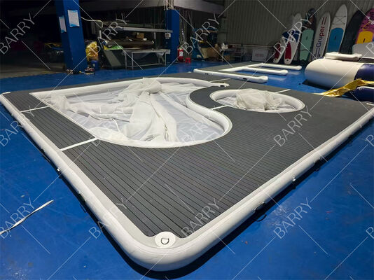 Koleksi Baru Disesuaikan Portable Inflatable Floating Ocean Laut Kolam Renang dengan Jaring