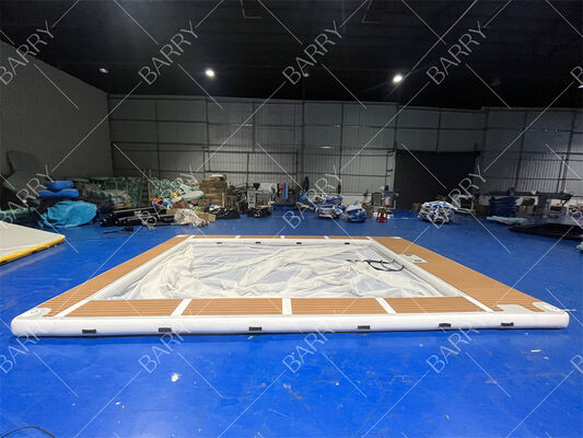 Summer Drop Stitch Tube Inflatable Jellyfish Yacht Pool Swimming Pool Laut Inflatable Dengan Jaring