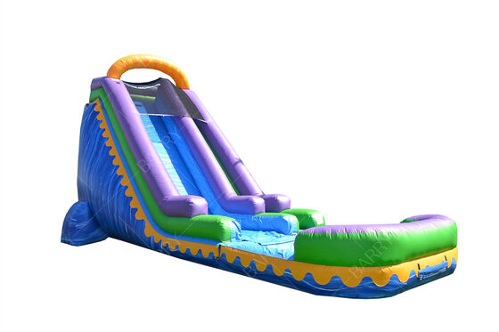 Hot Sale Water Slide Inflatable Commercial Water Slide dengan Kolam Renang untuk Anak-anak Dewasa 22ft