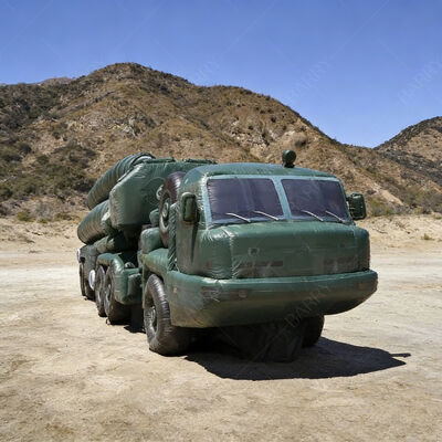 Kinerja Resistensi Angin Custom Inflatable Air Defense Missile Vehicle Decoy