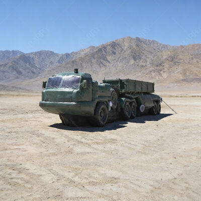 Kinerja Resistensi Angin Custom Inflatable Air Defense Missile Vehicle Decoy