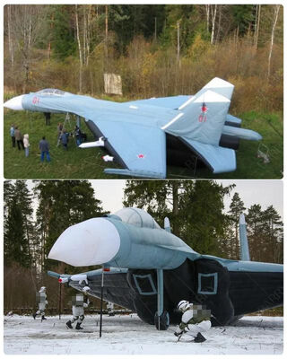 Drone Pengintai Luar Ruangan Helikopter Militer Pesawat Tempur Tiup Umpan