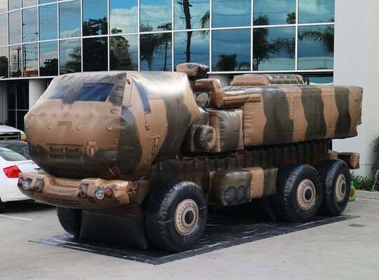 Oxford Cloth PVC Mode Kustom Truk Kargo Militer Tiup