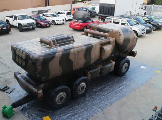 Oxford Cloth PVC Mode Kustom Truk Kargo Militer Tiup