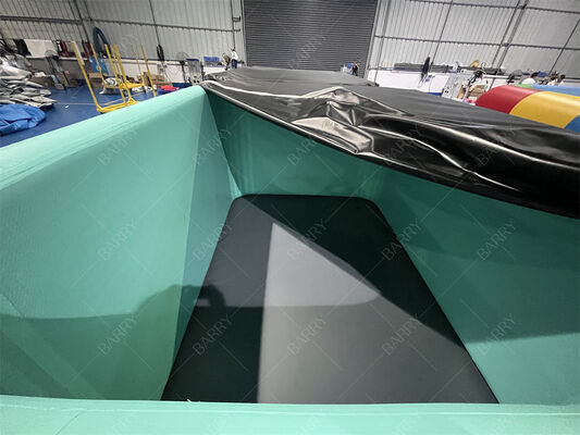 Personalizable persegi panjang Inflatable Pool Drop Stitch Fabric Foldable Outdoor Dwf Drop Stitch Pool