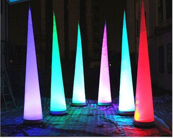 Sex Tube 8 Led Lighing Inflatable Column Mengubah Warna Untuk Diaplay