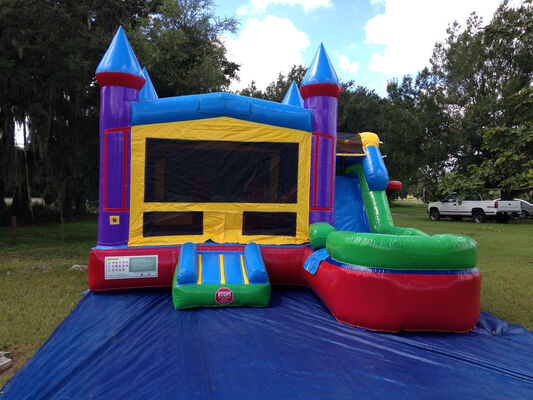 Plato PVC Bouncer Inflatable Untuk Anak-anak Fun / Jumping Castle Bounce House