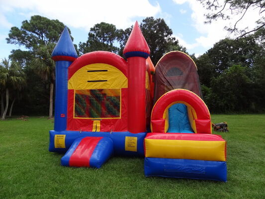 Plato PVC Bouncer Inflatable Untuk Anak-anak Fun / Jumping Castle Bounce House