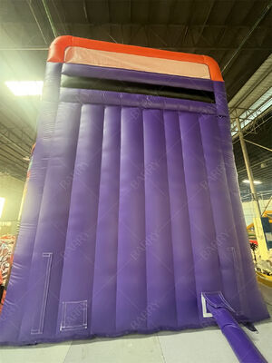 Commercial Grade Double Lane Inflatable Slide With Pool, Trendy Neon/TikTok Themed Dry/Wet Slide Untuk Pesta Sewa & Acara Sistem Mainkan Anak-anak