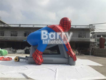 Kustom Spiderman Inflatable Bouncer Castle / Blow Up Bounce House Untuk Anak-Anak