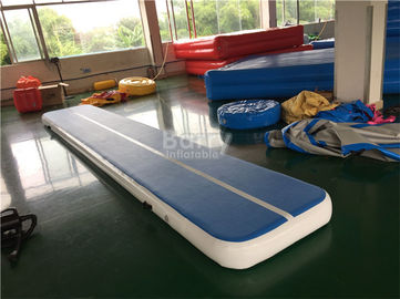 Ukuran Disesuaikan Senam Air Mat, Track Air Tumble Inflatable Untuk Kegiatan Olahraga
