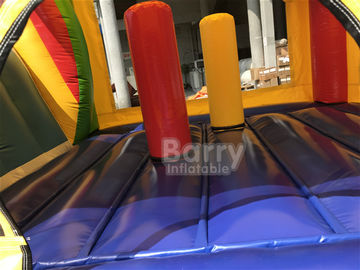 Komersial Grade Outdoor Inflatable Combo Rumah Bouncing Inflatable Dengan Slide