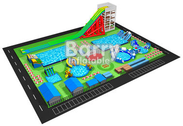Gambar Custom Made Gratis Besar Komersial Dewasa Taman Air Inflatable
