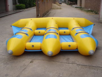 Tahan air PVC Terpal Inflatable Flying Fish Boats untuk Summer