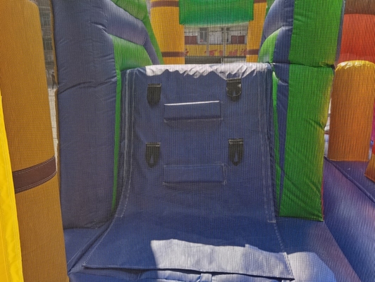 PVC Inflatable Animal Lion Jumping Castle Untuk Anak-Anak 5mLX5mWX4mH