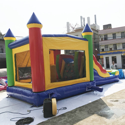 SCT 4m Tinggi Inflatable Bouncer Houses Castle Combo