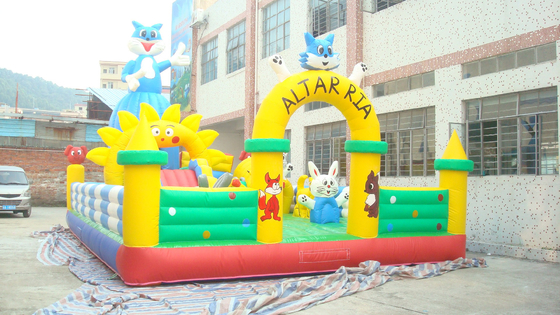 Playground Games Taman Hiburan Tiup Tarpaulin Kids Bouncy Castle