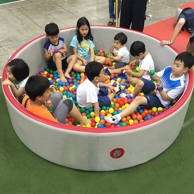 Portable Drop Stitch Blue Water Pool Rectangle 2x2m Custom Size Folding Swimming Pool Fabric Pvc Drop Stitch