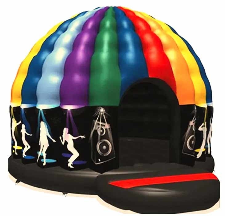 Disco Dome Bounce House Dalam Bahan PVC 7-15 Hari Periode Produksi Untuk Acara Anda berikutnya