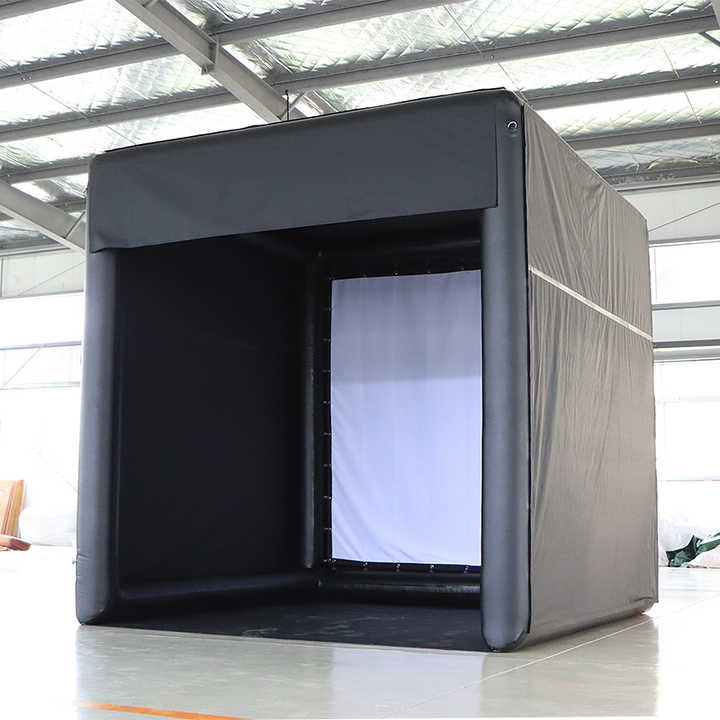 Pelatihan outdoor simulator golf kembung tenda simulator golf kandang kandang untuk latihan rumah dengan desain khusus
