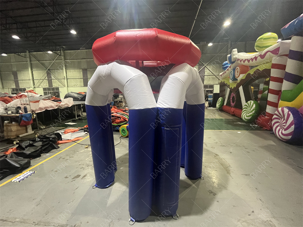 Giant Inflatable Basketball Hoop Menembak Permainan Menyenangkan Dengan Pompa Udara Untuk Basketball Party Event Games