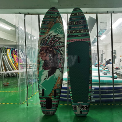 Drop Stitch Fabric Inflatable Standup Paddleboard Untuk Satu Orang