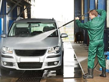 Durable Inflatable Car Wash Mat Mudah Set Up Dengan CE / UL Blower