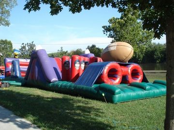 Ultimate Inflatable Hambatan Kursus Komersial Untuk Balap Luar Ruangan