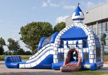 Keren Durable PVC Inflatable Combo Commercial Bounce Houses Untuk Anak-Anak