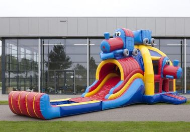Anak-anak Melatih Combo Bouncer Tiup, Metana PVC Tahan Lama