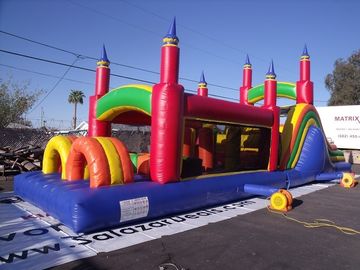 Pinnacles Inflatable Hambatan Kursus Comercial Ertical Rush Hambatan Course