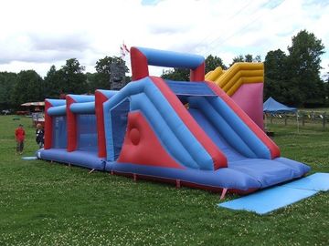 Modern Raksasa Dewasa Inflatable Kendala Kursus Permainan Bermain