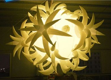 Perumahan Inflatable Led Lighting Custom Made Dengan Bahan Oxford Cloth